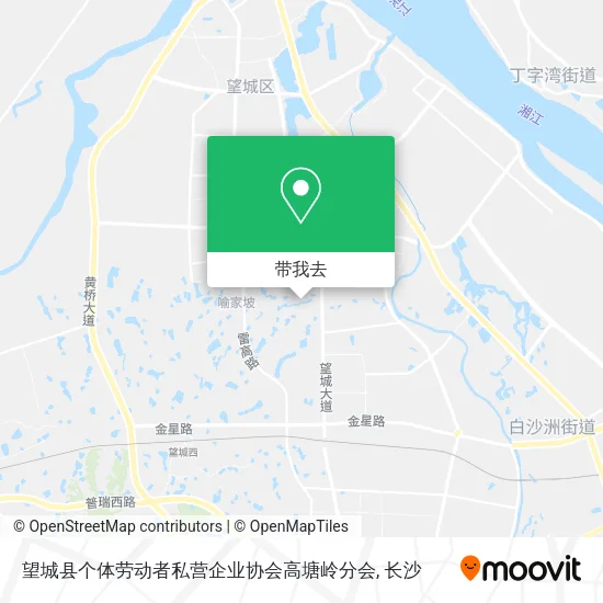 望城县个体劳动者私营企业协会高塘岭分会地图