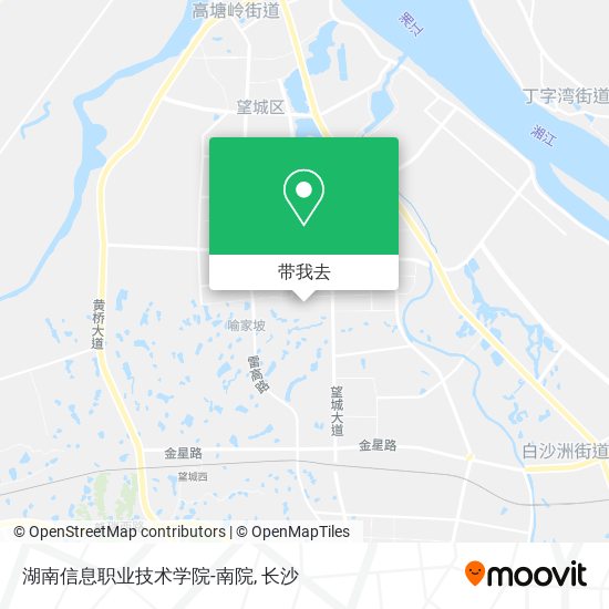 湖南信息职业技术学院-南院地图