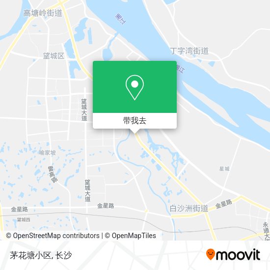 茅花塘小区地图