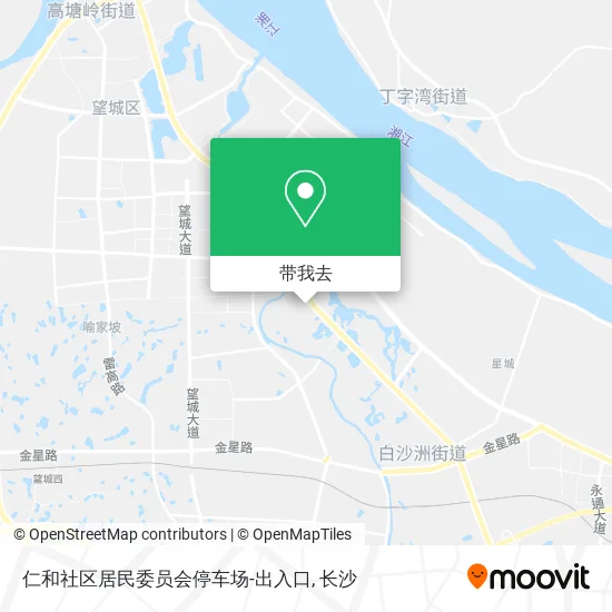 仁和社区居民委员会停车场-出入口地图