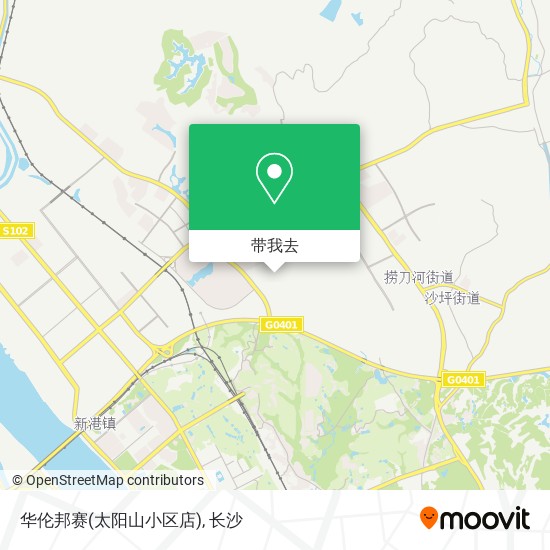 华伦邦赛(太阳山小区店)地图