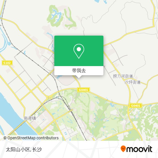 太阳山小区地图