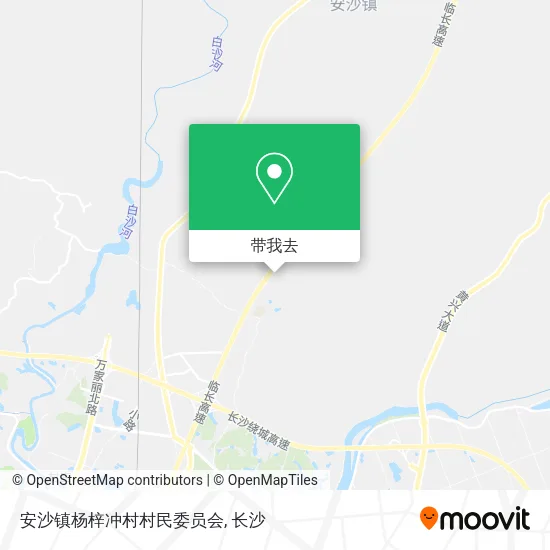 安沙镇杨梓冲村村民委员会地图