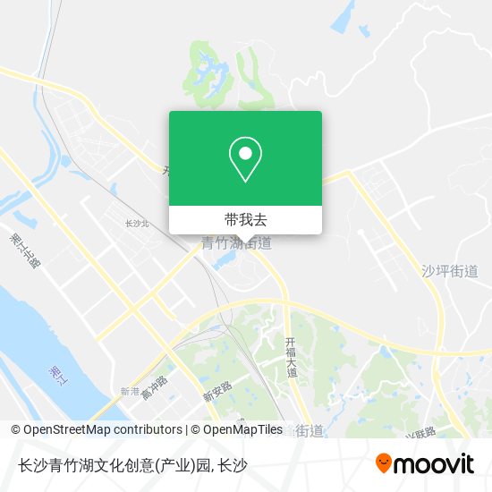 长沙青竹湖文化创意(产业)园地图