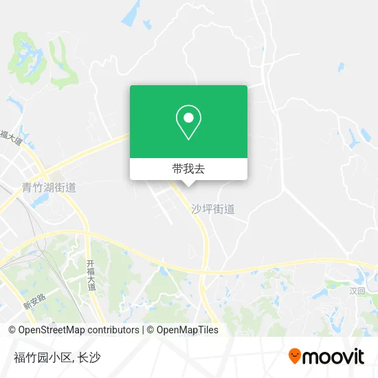 福竹园小区地图