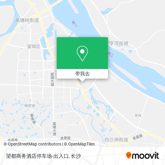 望都商务酒店停车场-出入口地图