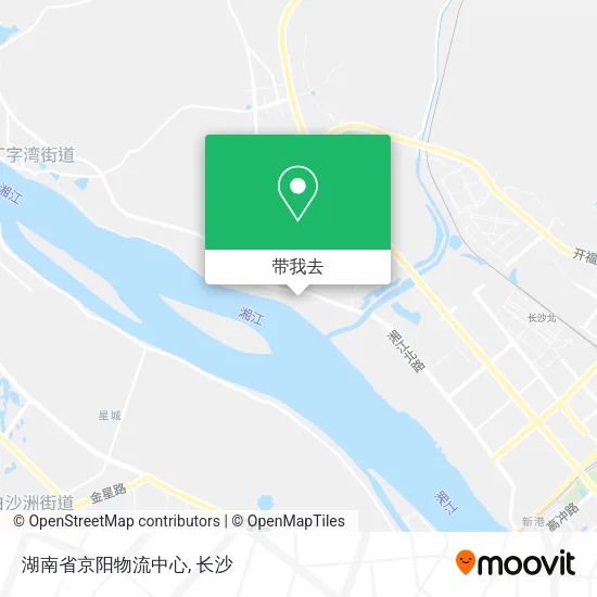 湖南省京阳物流中心地图