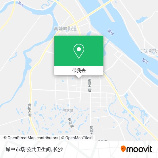 城中市场 公共卫生间地图