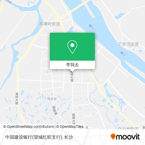 中国建设银行(望城红旺支行)地图
