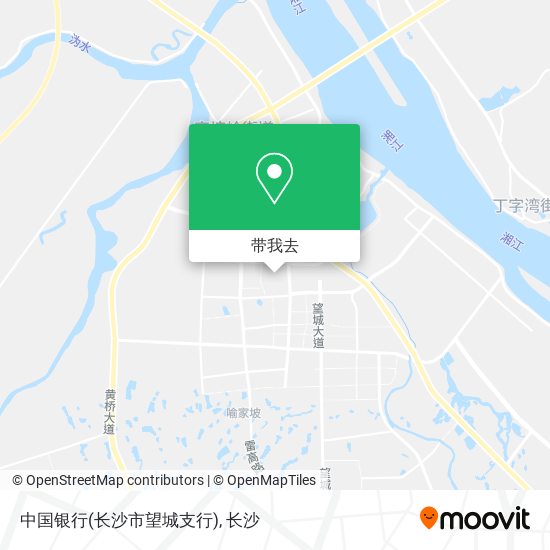 中国银行(长沙市望城支行)地图