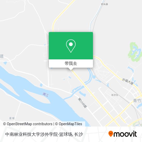中南林业科技大学涉外学院-篮球场地图