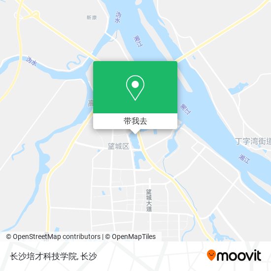 长沙培才科技学院地图
