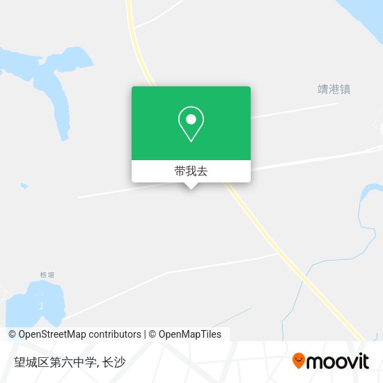 望城区第六中学地图