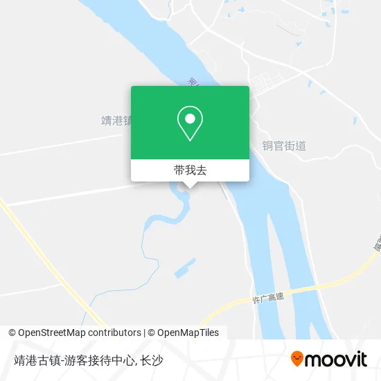 靖港古镇-游客接待中心地图