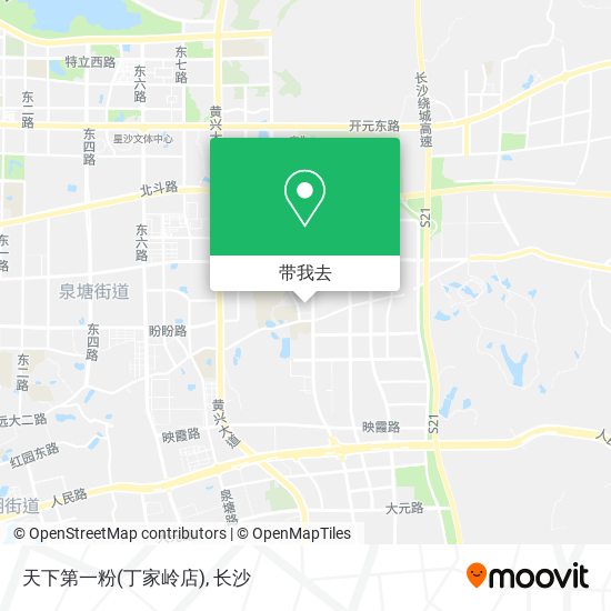 天下第一粉(丁家岭店)地图