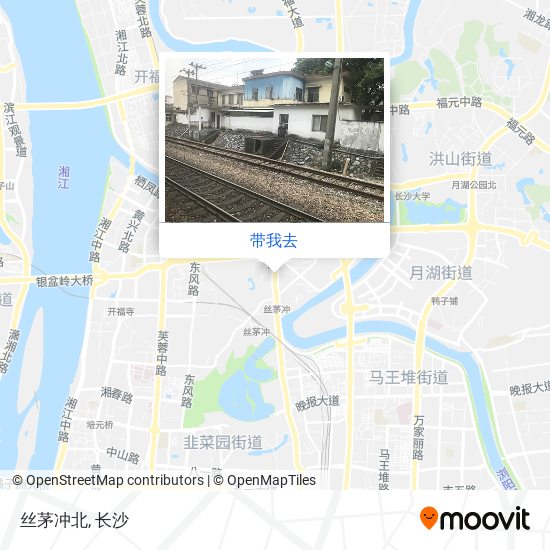 丝茅冲北地图