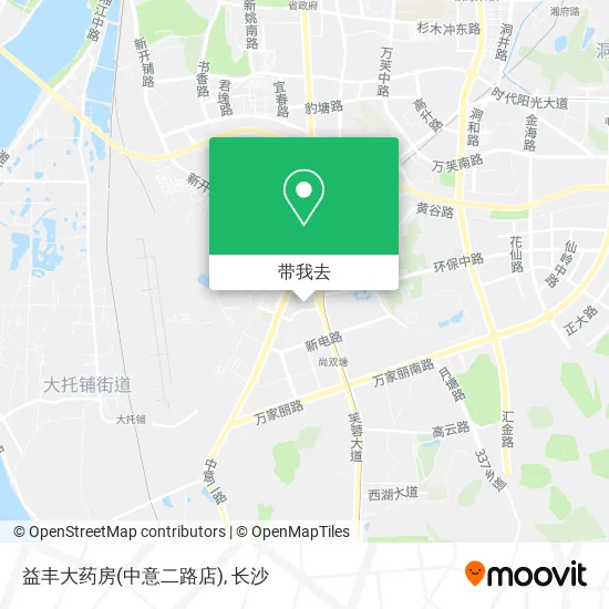 益丰大药房(中意二路店)地图