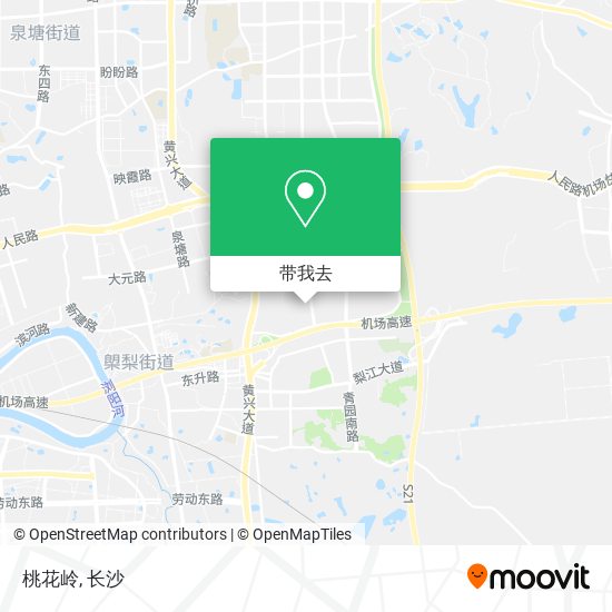 桃花岭地图