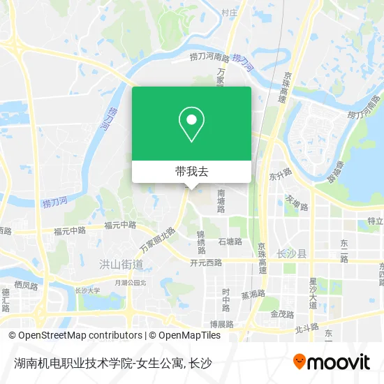 湖南机电职业技术学院-女生公寓地图