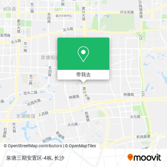 泉塘三期安置区-4栋地图