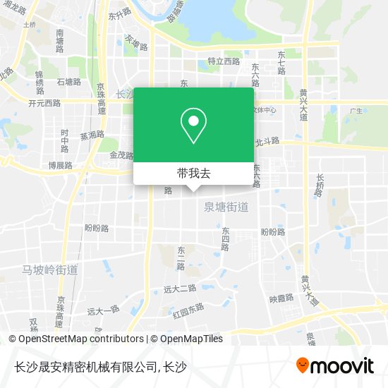 长沙晟安精密机械有限公司地图