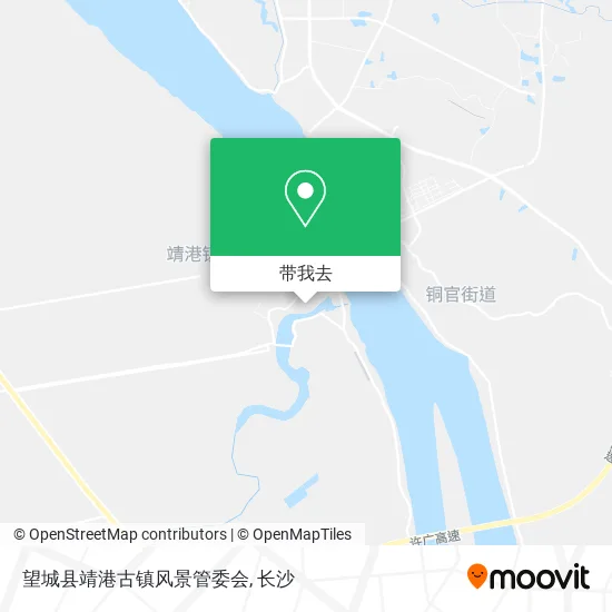 望城县靖港古镇风景管委会地图