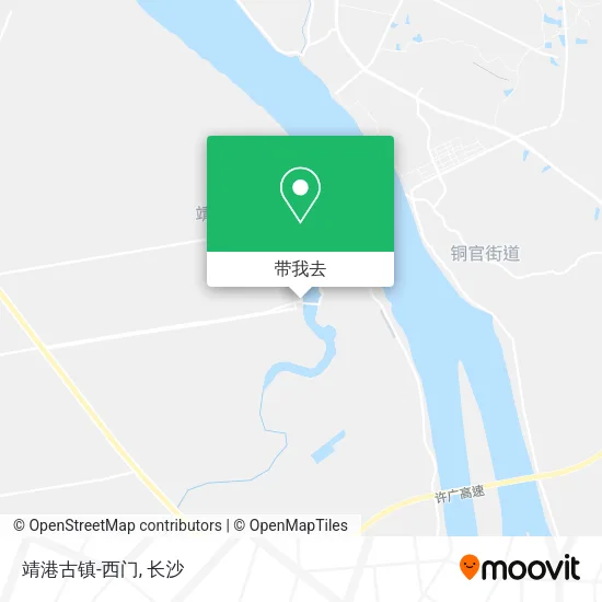 靖港古镇-西门地图