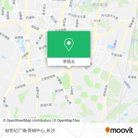 创世纪广场-营销中心地图