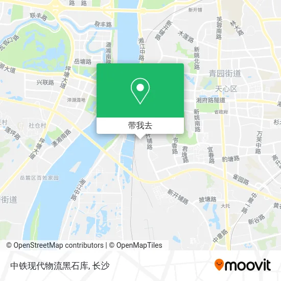 中铁现代物流黑石库地图