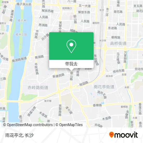 雨花亭北地图