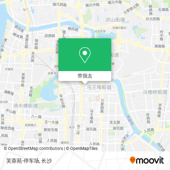 芙蓉苑-停车场地图