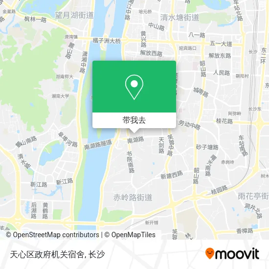 天心区政府机关宿舍地图