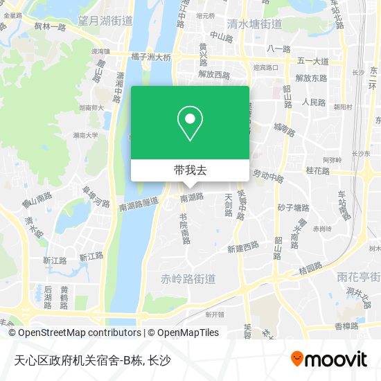 天心区政府机关宿舍-B栋地图