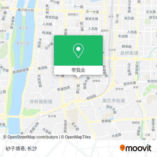 砂子塘巷地图