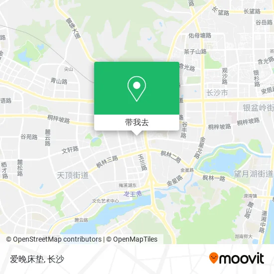 爱晚床垫地图