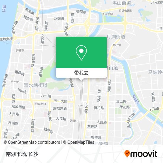 南湖市场地图