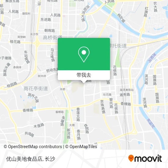 优山美地食品店地图