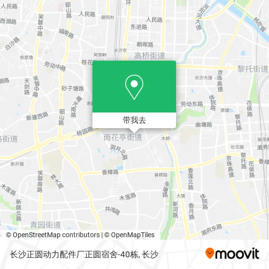 长沙正圆动力配件厂正圆宿舍-40栋地图