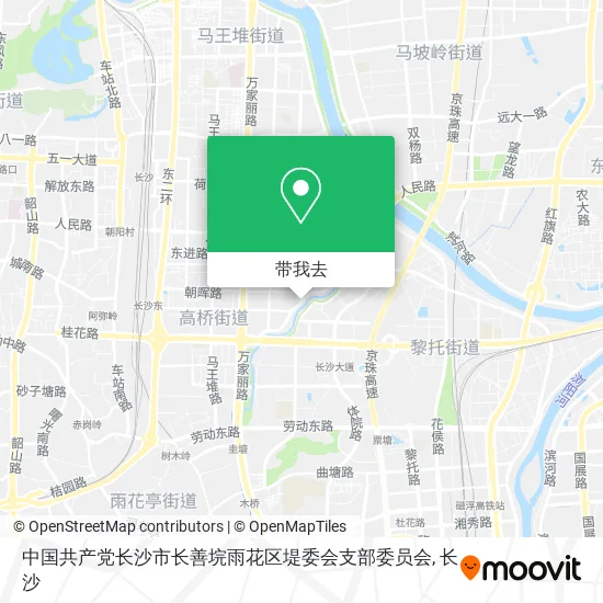 中国共产党长沙市长善垸雨花区堤委会支部委员会地图