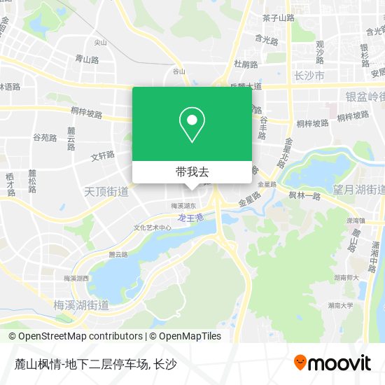 麓山枫情-地下二层停车场地图