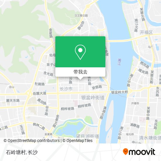 石岭塘村地图