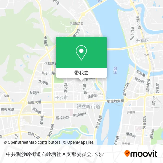 中共观沙岭街道石岭塘社区支部委员会地图
