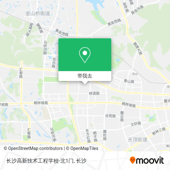 长沙高新技术工程学校-北1门地图
