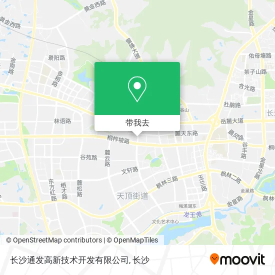 长沙通发高新技术开发有限公司地图