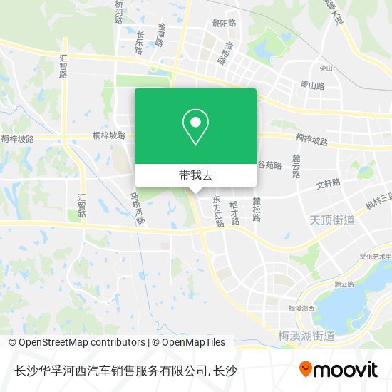 长沙华孚河西汽车销售服务有限公司地图