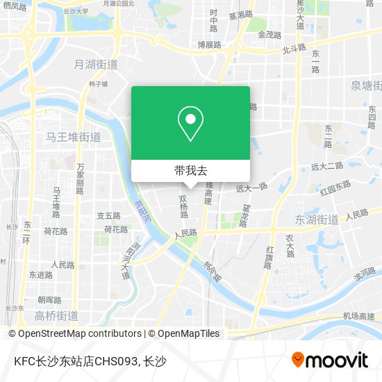 KFC长沙东站店CHS093地图