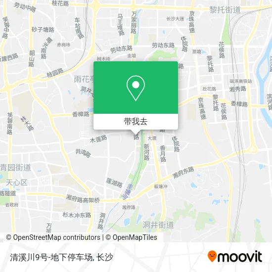 清溪川9号-地下停车场地图