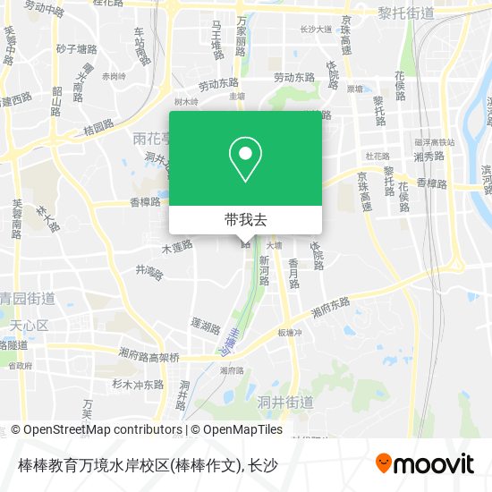 棒棒教育万境水岸校区(棒棒作文)地图