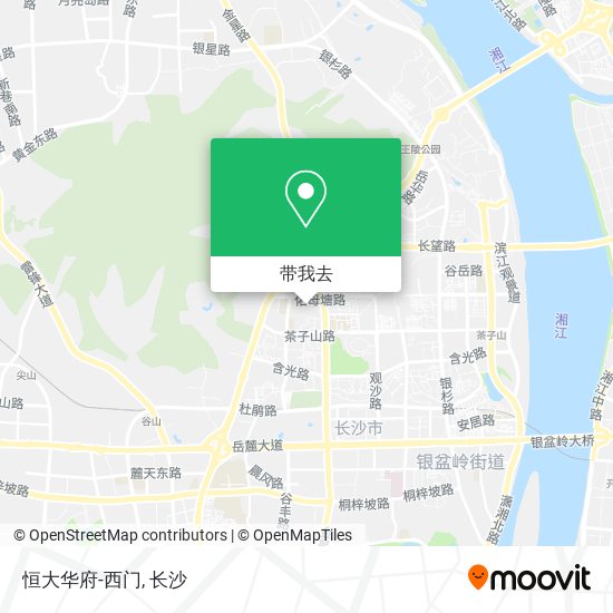 恒大华府-西门地图