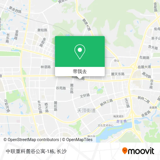 中联重科麓谷公寓-1栋地图